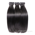 Prodotto caldo grado 12A Virgin RAW Virgin Extensions con chiusure Vietnam Super Double Drawn Bundles Capelli